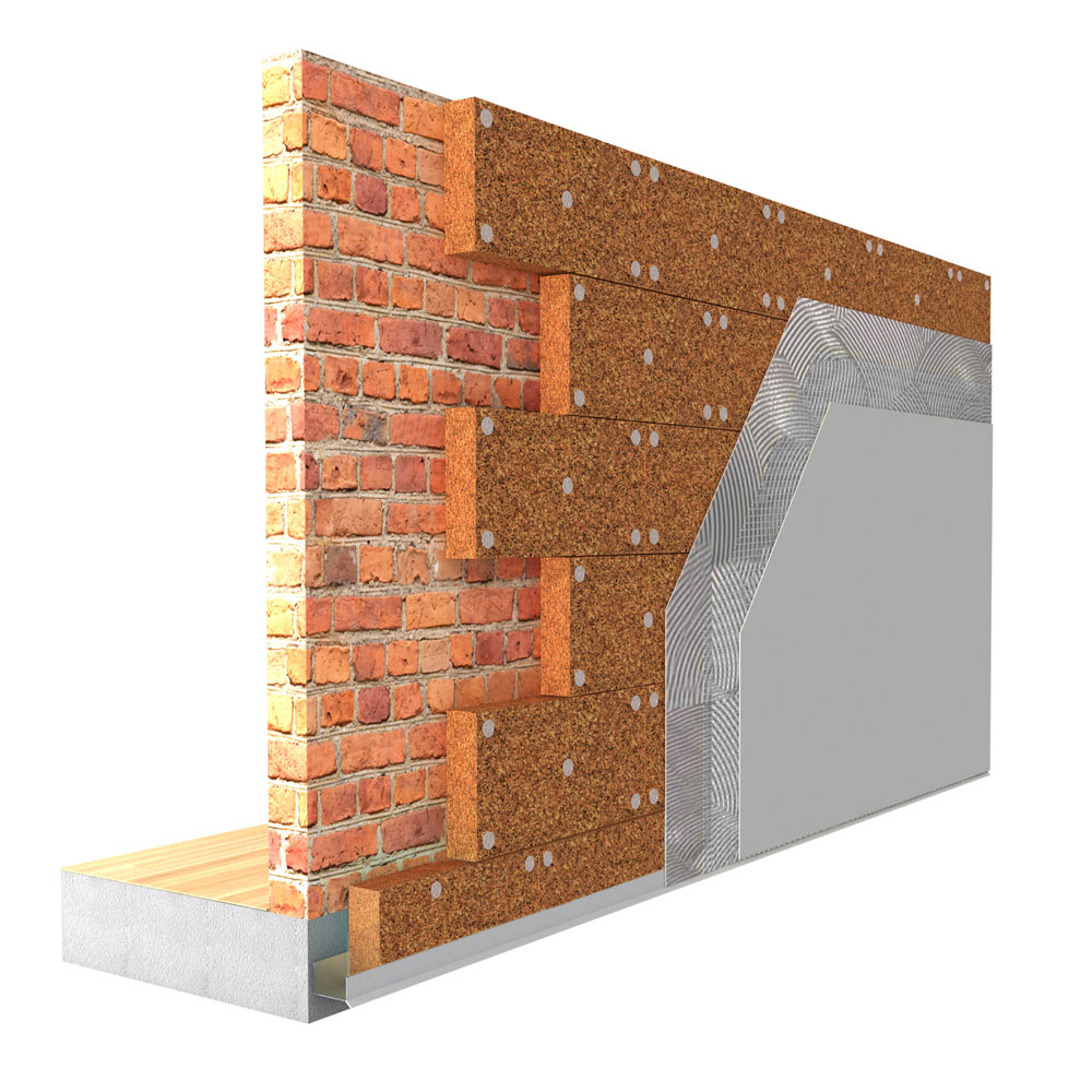 Cappotto termico esterno in sughero Cork Panels